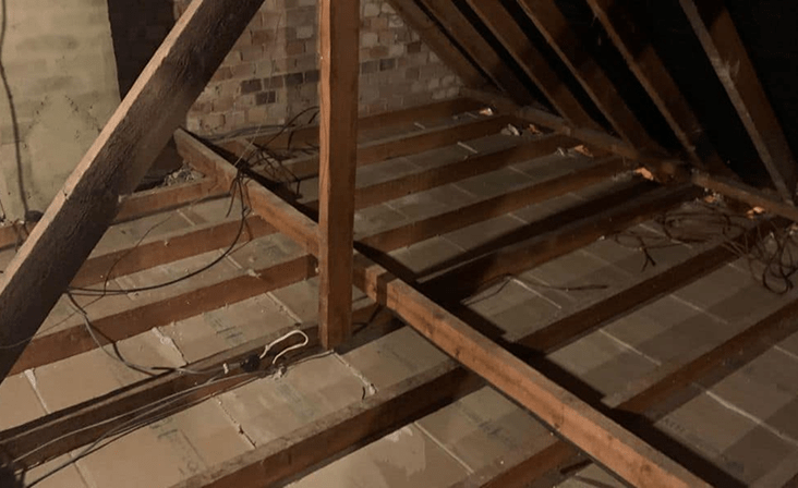 Construction of a loft floor